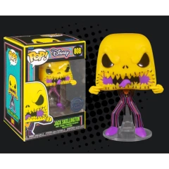 Funko Pop! Disney: The Nightmare Before Christmas -  Jack Skellington Scary Face (Neon) 808  - Gamestop Exclusive